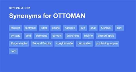 ottoman synonym|ottoman empire antonym.